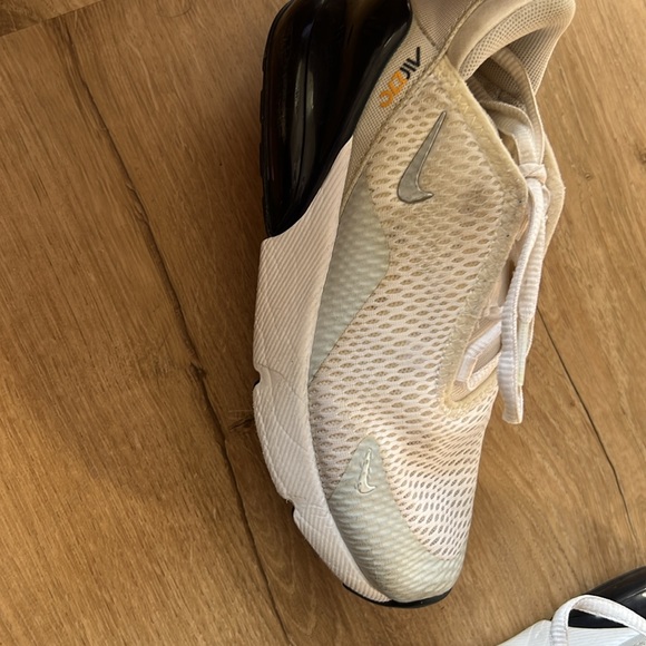 Nike air max 270 - White and Navy - Little Boys size 12.5 - Picture 6 of 7